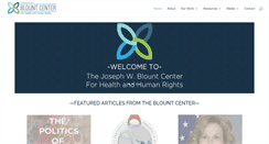 Desktop Screenshot of blountcenter.org